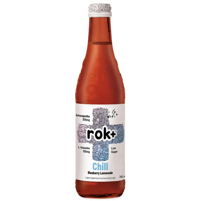 rok+ Chill Blueberry Lemonade 330ml x (8 Pack)