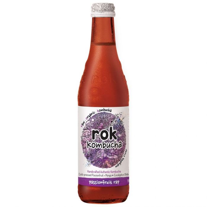 ROK Kombucha Passionfruit Rap (8 pack)