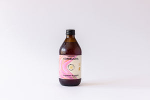 Organic Raspberry Blossom Kombucha - 375ml (12 Pack)