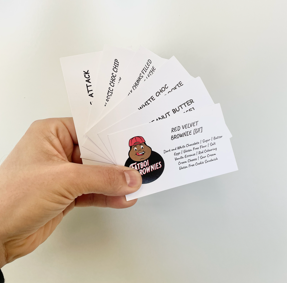 Fat Boi Product Display Cards